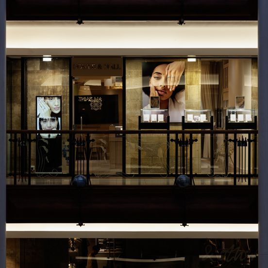 Exterior of retail shop 