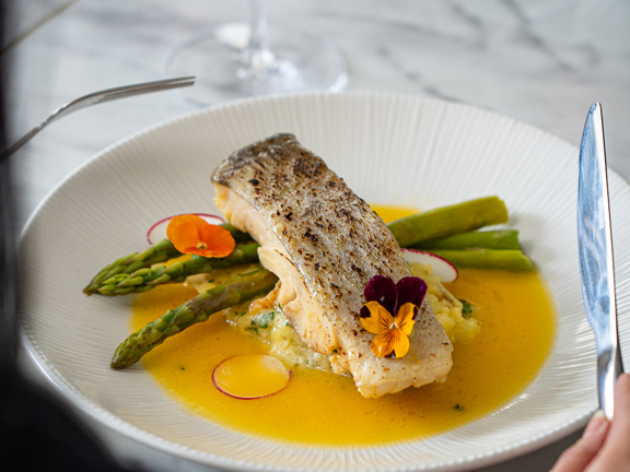 Colourful plate of food