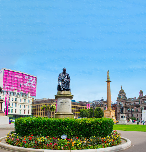 Statue of James Watt in George Square