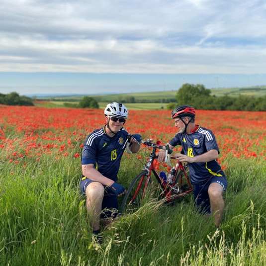 Martyn Robertson's Make It To Munich film captures Ethan Walker and Gordon cycle from Hampden Park to Munich Football Arena for Scotland's opening Euro24 match
