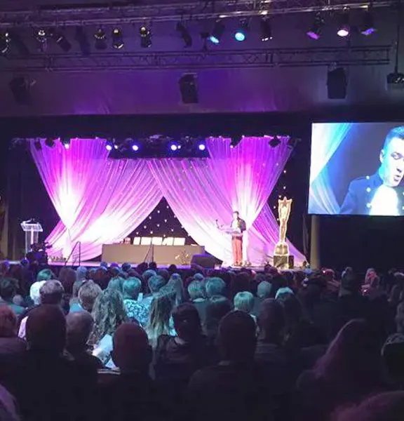 Awards dinner set with AV