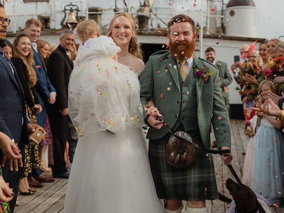 Couple getting married