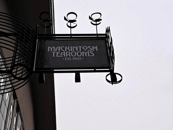 The Mackintosh Tearooms sign 