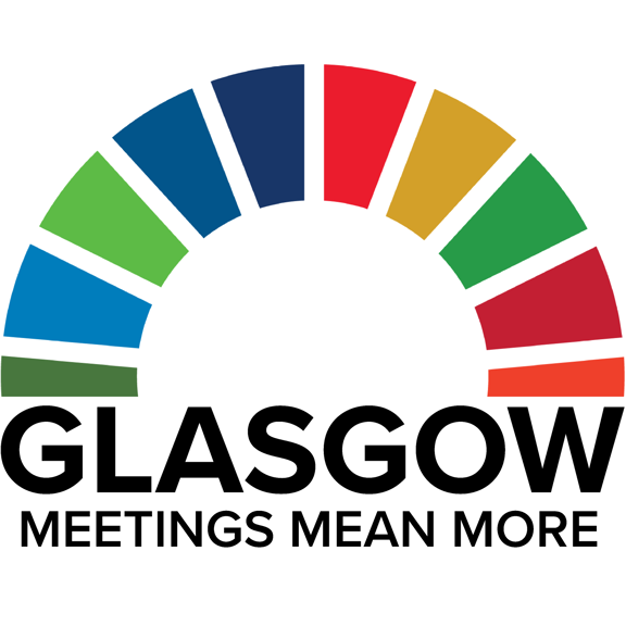 Logo reading Glasgow Meetings Mean More