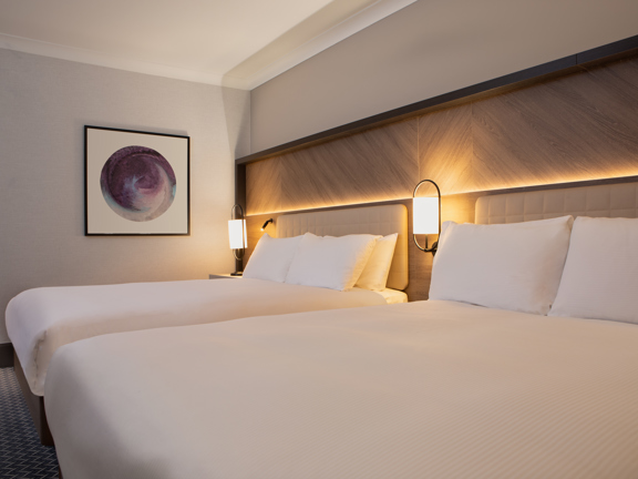 Bedroom with two beds