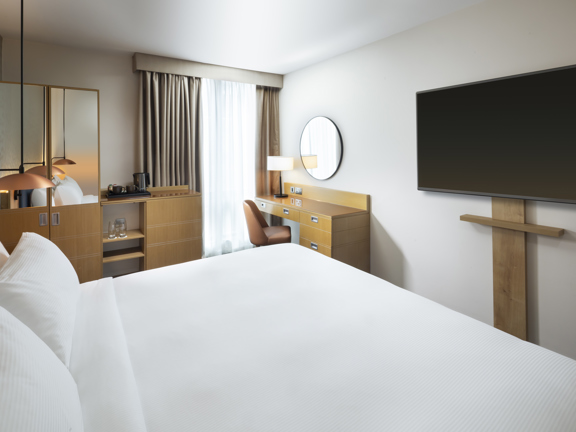 Hotel double bedroom