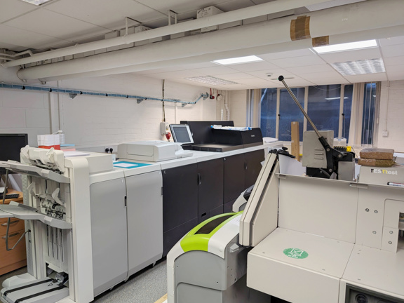 Print room at University of Glasgow