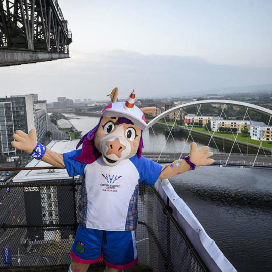Finnie the Unicorn Glasgow 2026 Mascot 